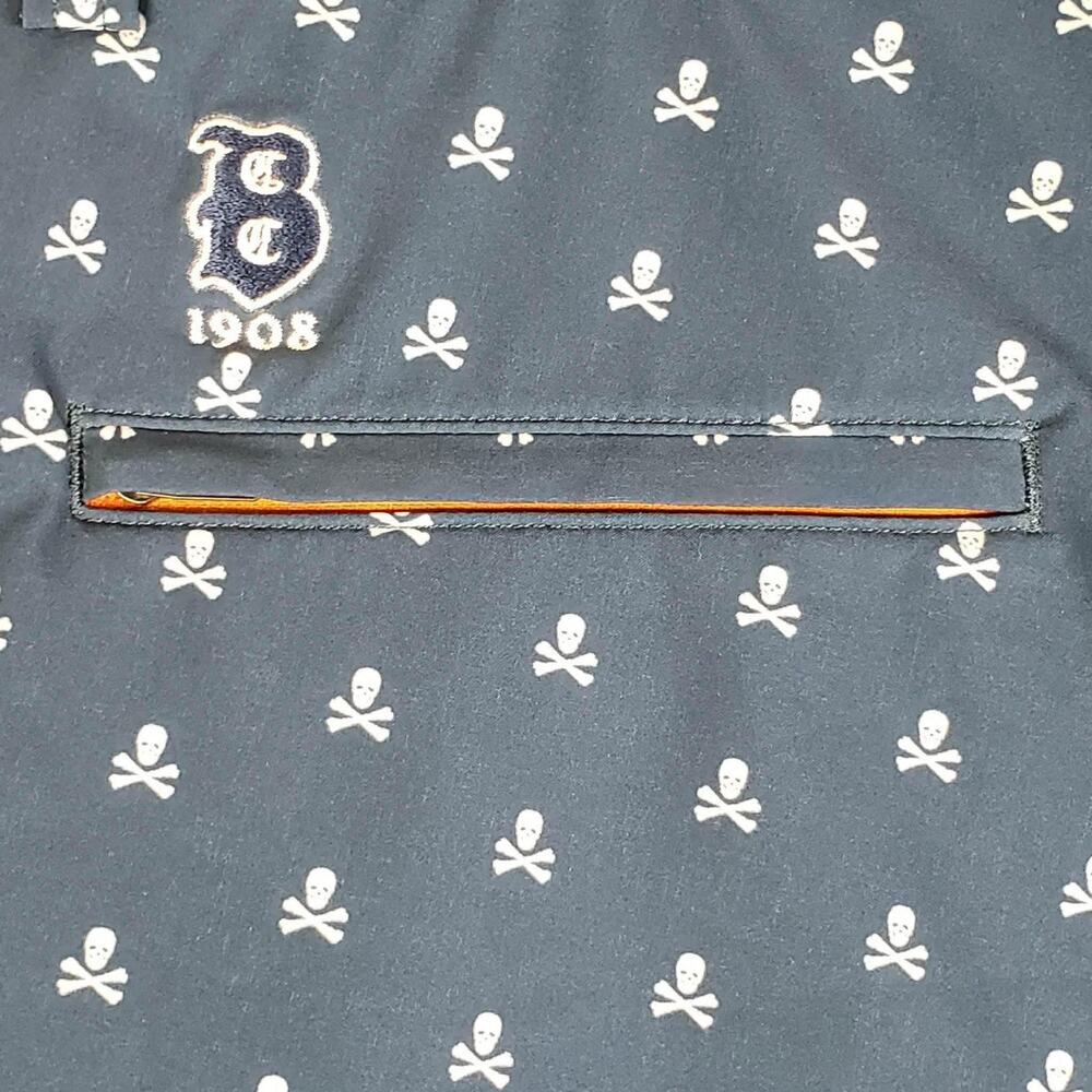 Peter Millar Crown Sport Shorts Golf Chino Flat Front Blue Men’s Size 36 Pockets - Picture 5 of 9